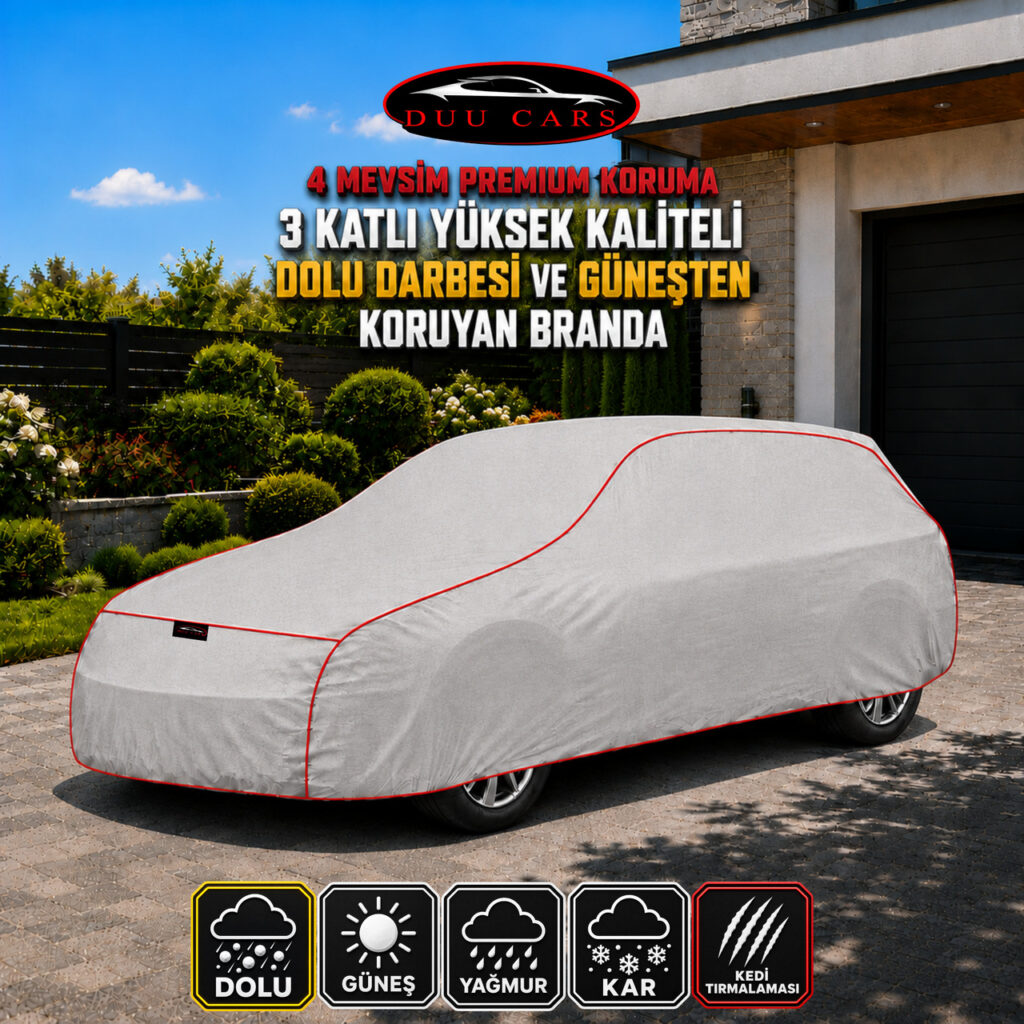 AUDİ A3 HATCHBACK 3 Katlı Dolu Darbe Koruyucu Branda | DUUCARS